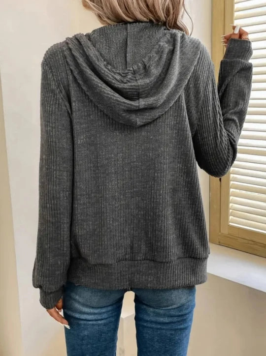 Áo Khoác Thể Thao Nữ Sọc Phong Cách Thoải Mái - Daisan Mart