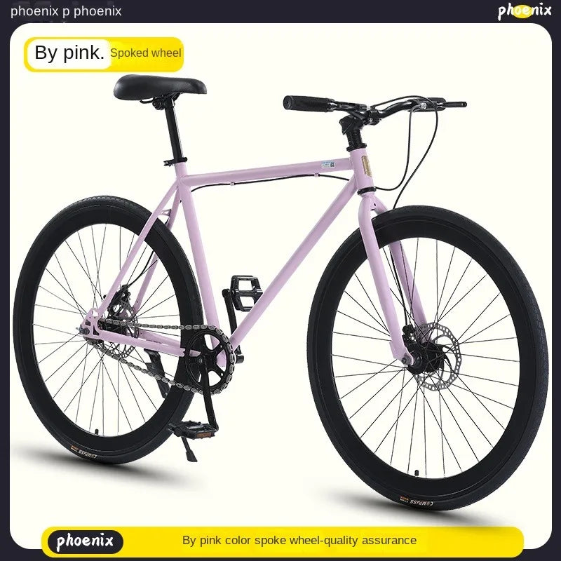 700C*28C curved road bicycle breaking wind aluminum alloy frame women's Road Racing Bike retro 27/30 speed student bicicleta - Daisan Mart