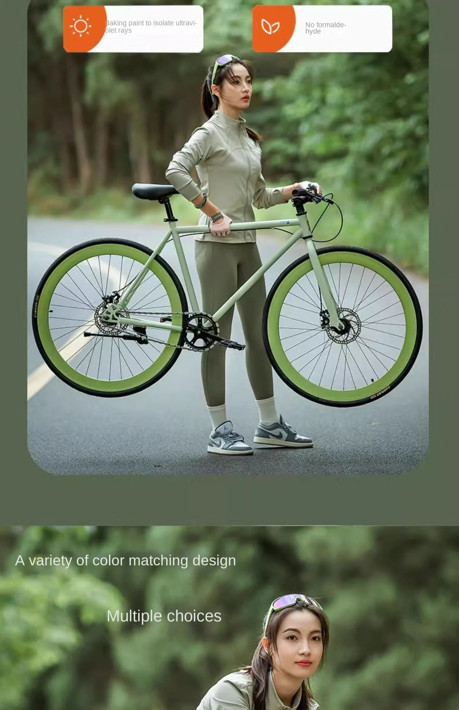 700C*28C curved road bicycle breaking wind aluminum alloy frame women's Road Racing Bike retro 27/30 speed student bicicleta - Daisan Mart