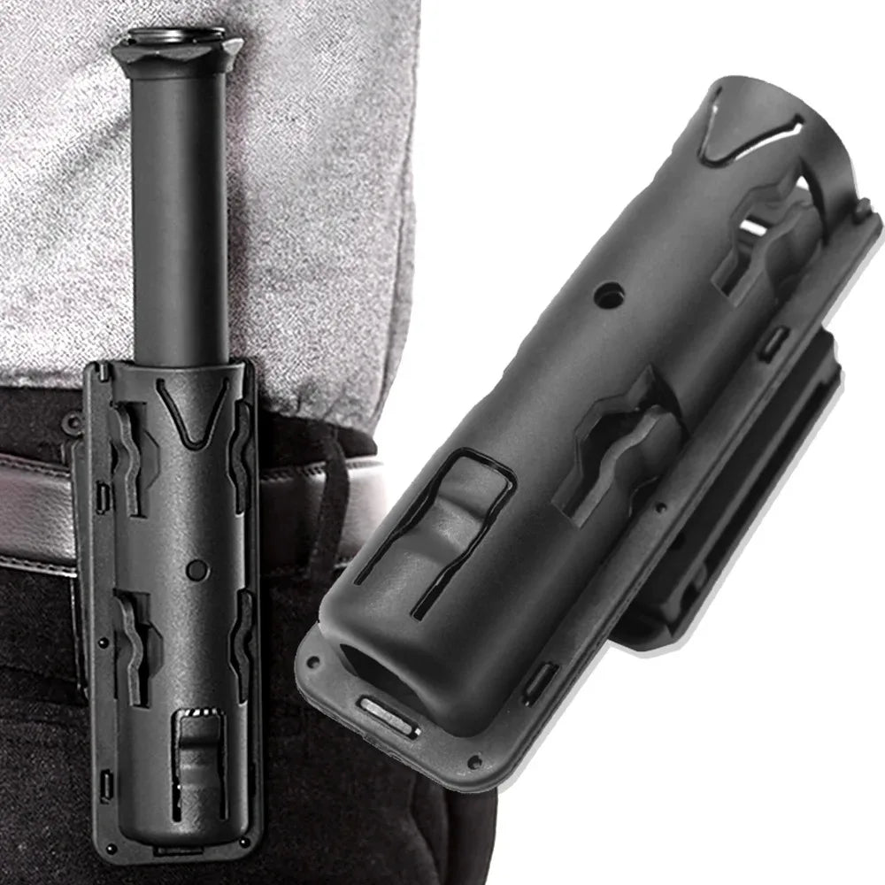 360 Degree Rotating Telescopic Baton Baton Holder Pouch Expandable Baton Holsters Retractable ABS Baton Bag - Daisan Mart