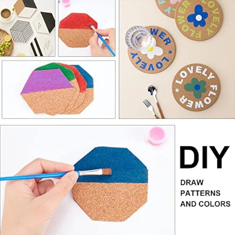 Bộ 10 Tấm Cork 3mm - Trang Trí Tường & Thủ Công - Daisan Mart