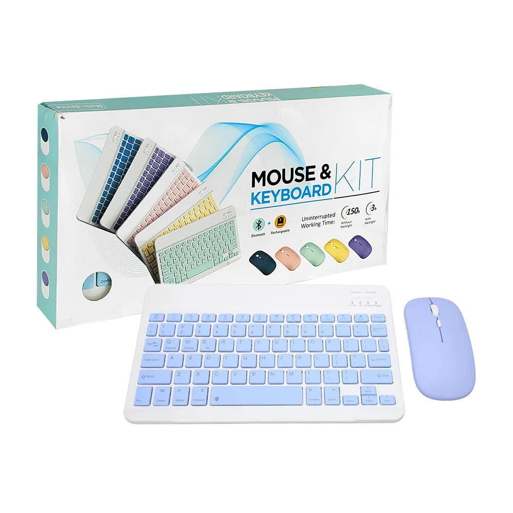 Bộ Bàn Phím Chuột Bluetooth Mini GDL FL-128 Đa Màu - Daisan Mart