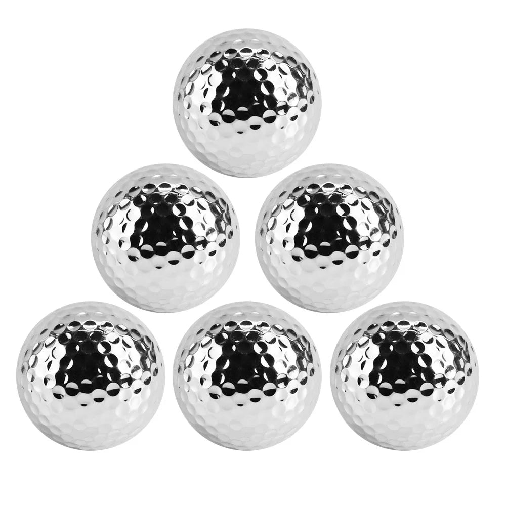 Bóng Golf Hai Lớp Bạc 42.67mm - Tập Luyện Trong Ngoài - Daisan Mart