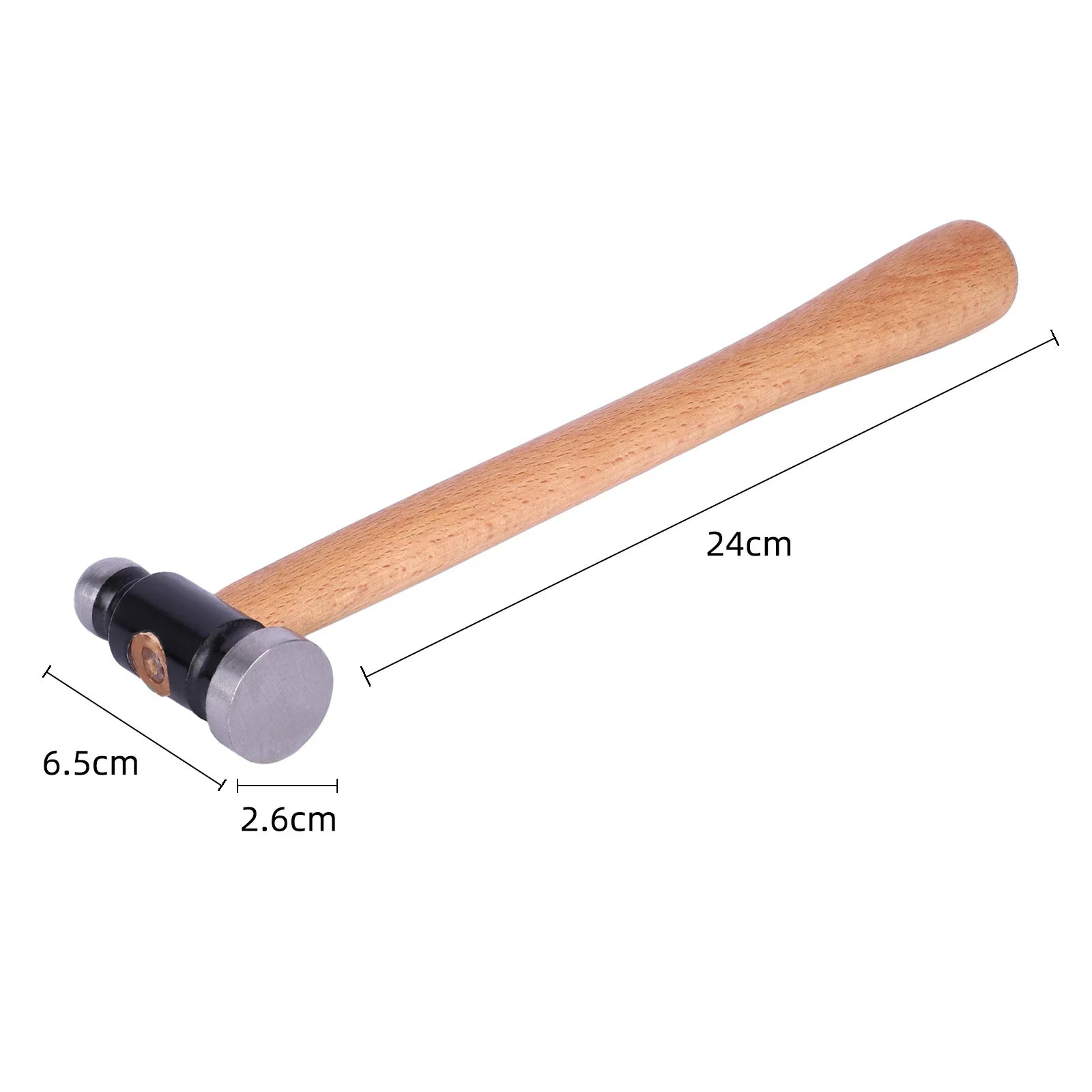 Small Wooden Round Hammer - DIY Jewelry Tool