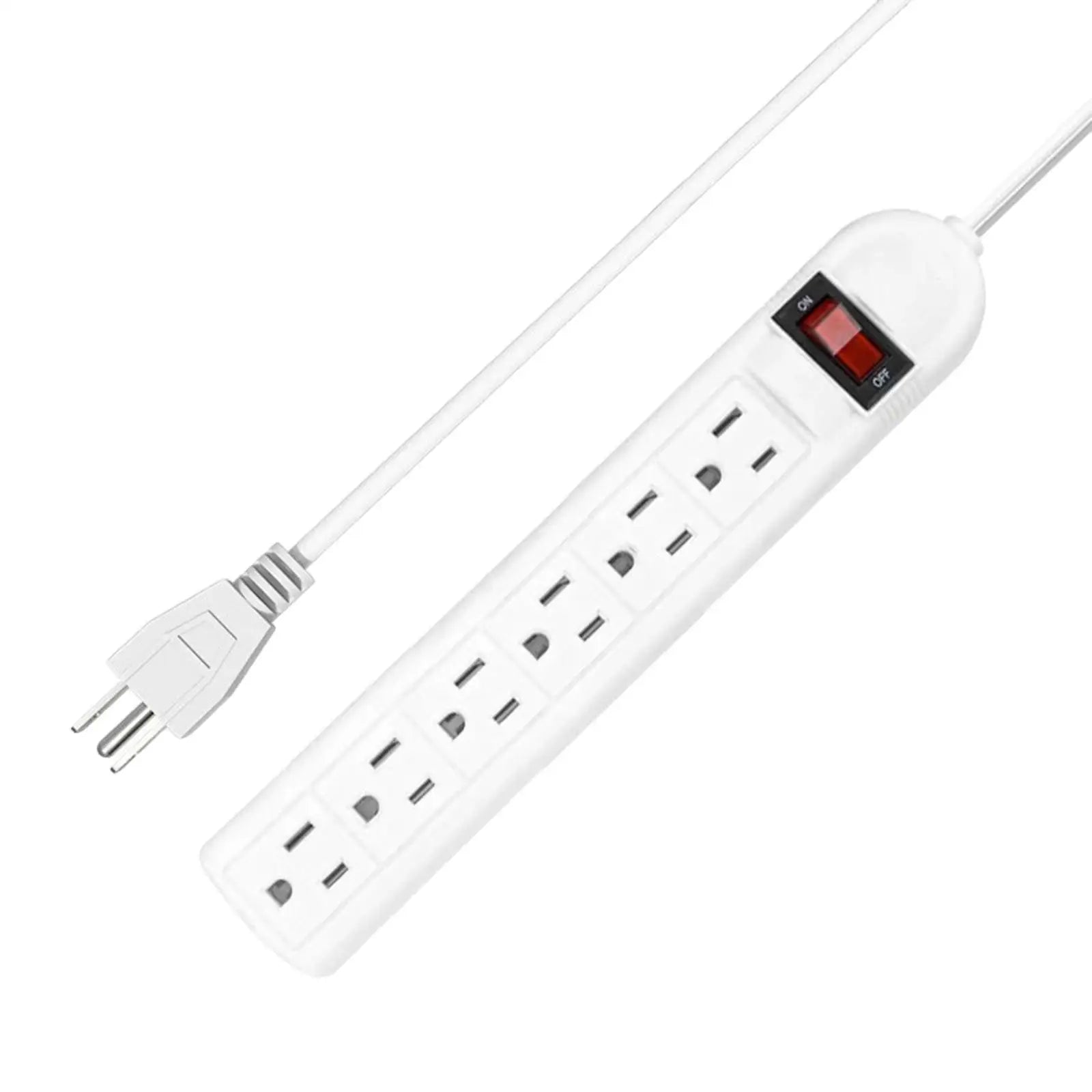 Ổ Cắm 6 Lỗ US Dây Dài 2M Chống Quá Tải Văn Phòng - Daisan Mart