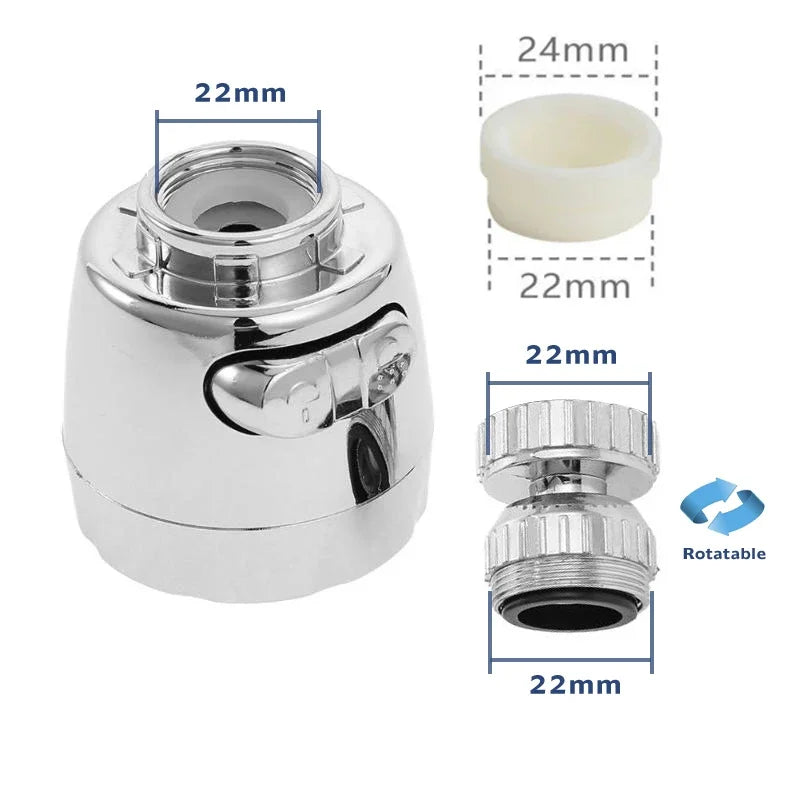 Đầu Vòi Xoay 360° Tiết Kiệm Nước Nhà Bếp Đa Năng - Daisan Mart