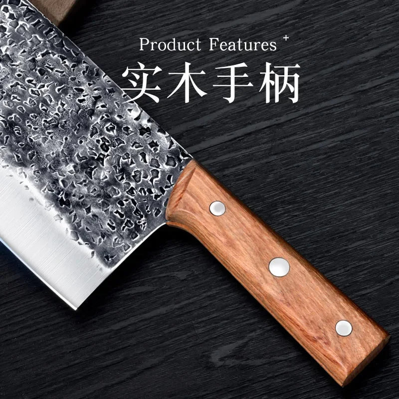 Dao Nhà Bếp Thép Không Gỉ Rèn Tay Sắc Bén 5Cr15mov - Daisan Mart