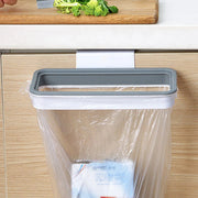 Behind-the-Door Trash Bag Holder Saves Kitchen Space