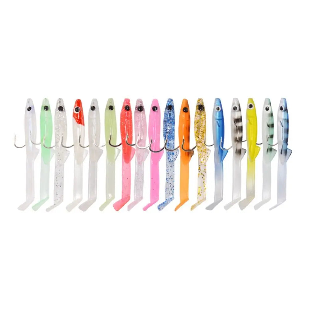 Mồi Câu Cá Raglou 17 Màu - Mồi Nhân Tạo Silic Mềm - Daisan Mart
