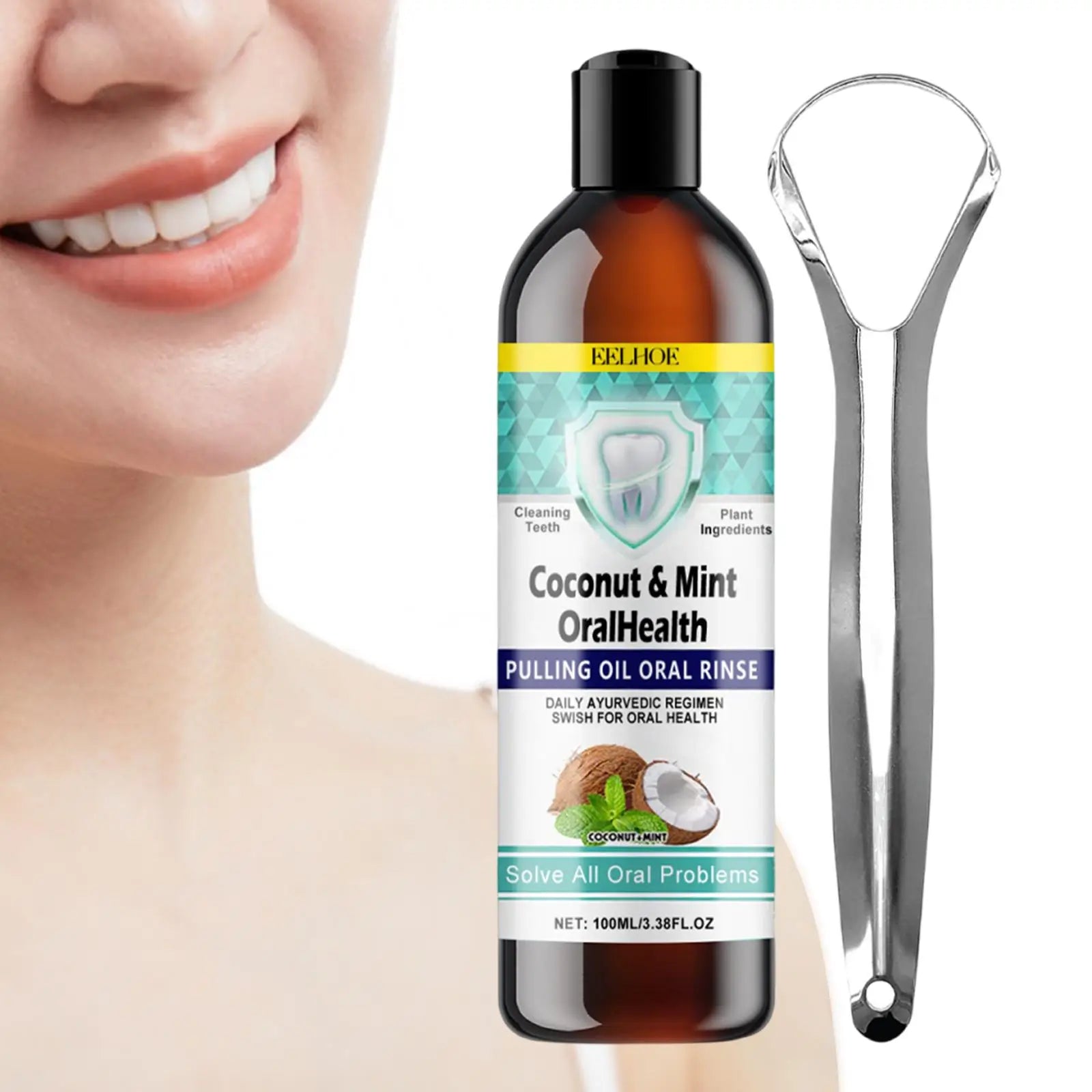 Nước Súc Miệng Dầu Dừa Tươi Sáng Răng Dễ Dùng - Daisan Mart