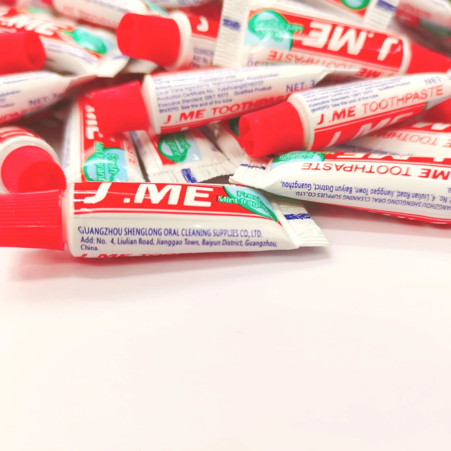 Pack of 100, 3gram Lightweight Mint Portable MiniSize Toothpaste for Dental Kit,Traveling,Hiking,Hospital, - Daisan Mart