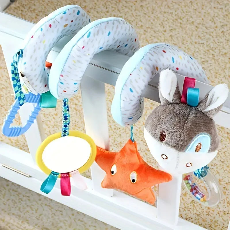 Đồ Chơi Treo Xe Đẩy & Cũi Em Bé - Xoắn Ốc Mềm Mại - Daisan Mart