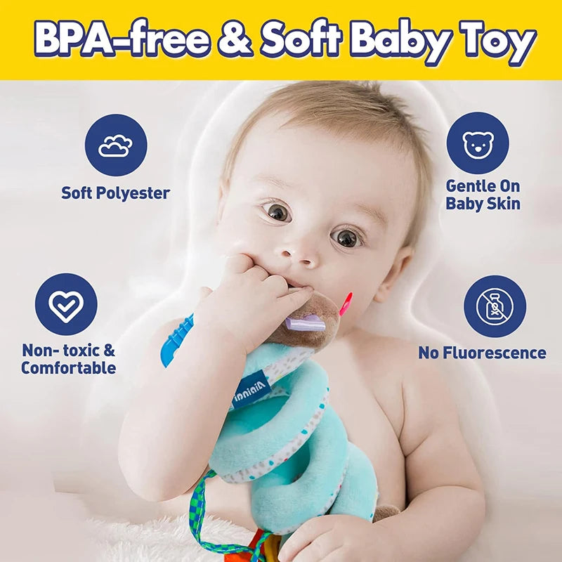 Đồ Chơi Treo Xe Đẩy & Cũi Em Bé - Xoắn Ốc Mềm Mại - Daisan Mart