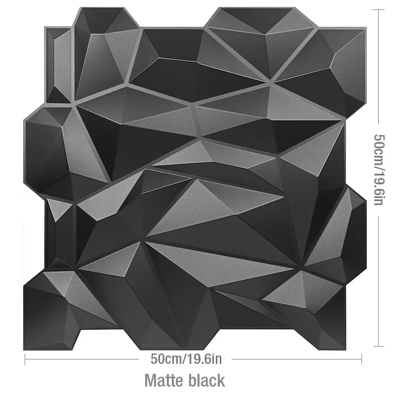 Tấm ốp tường 3D vân gỗ vàng bóng chống nước 50cm - Daisan Mart