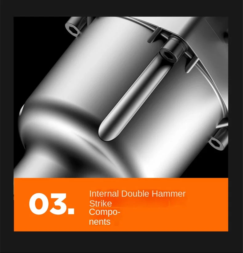 220V High Power Electric Impact Wrench Plug-in Wind Gun Heavy Duty Industrial Grade Automotive Repair Tower Crane - Daisan Mart