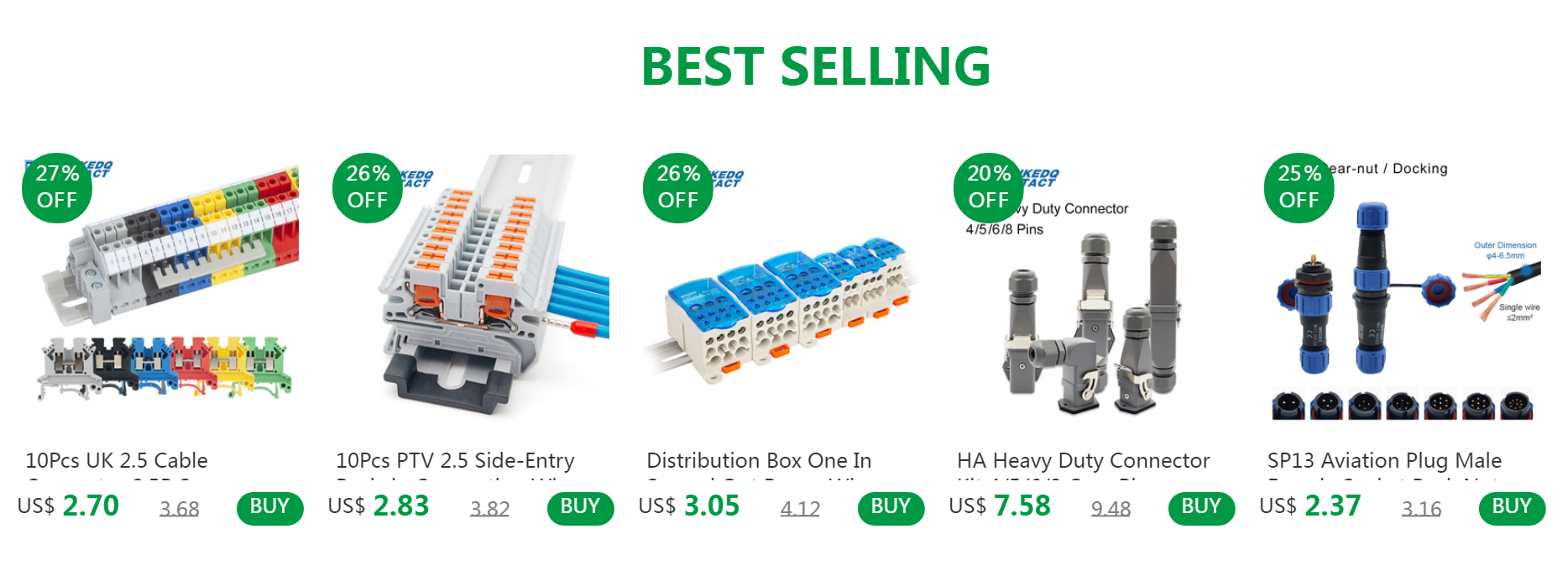 5Pcs PTTB 4-MT Double Level Knife Disconnect Terminal Block Rail Mounting Switch Electrical Connector Push-in PT 4mm PTTB4-MT - Daisan Mart