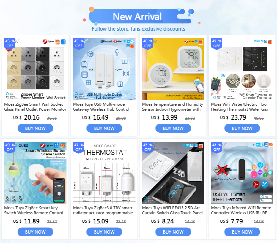 Ổ Cắm Thông Minh Moes ZigBee - Điều Khiển Bằng Giọng Nói - Daisan Mart