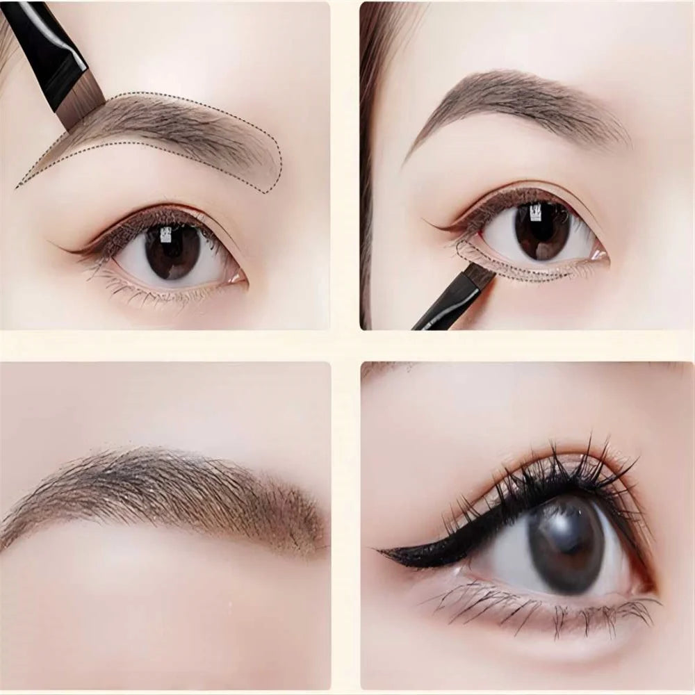 Cọ Kẻ Mày & Eyeliner Đa Năng Chuyên Nghiệp 2in1 - Daisan Mart