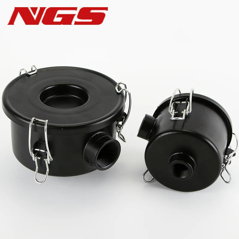 3/4吋螺紋氣壓式鼓風機真空幫浦進氣口除塵過濾器元件氣動零件型號F002/F003/F004/F006/F007/F008