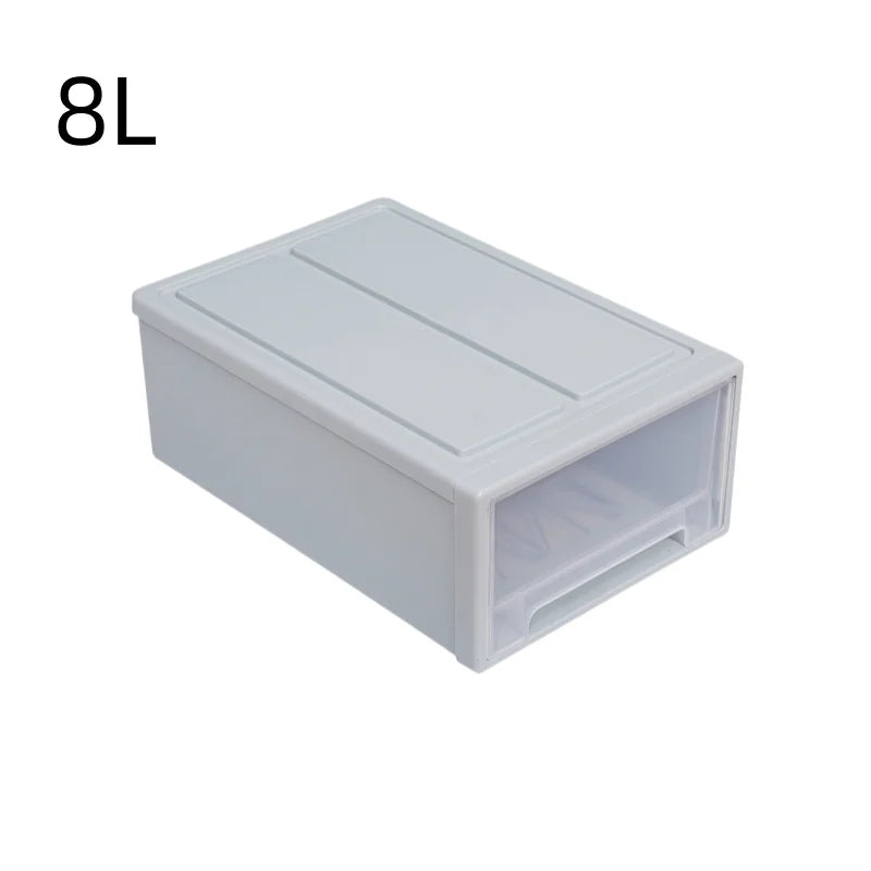 Multi Purpose Stackable Plastic Storage Drawers for Bedroom Closet Underwear Socks Organization - Daisan Mart
