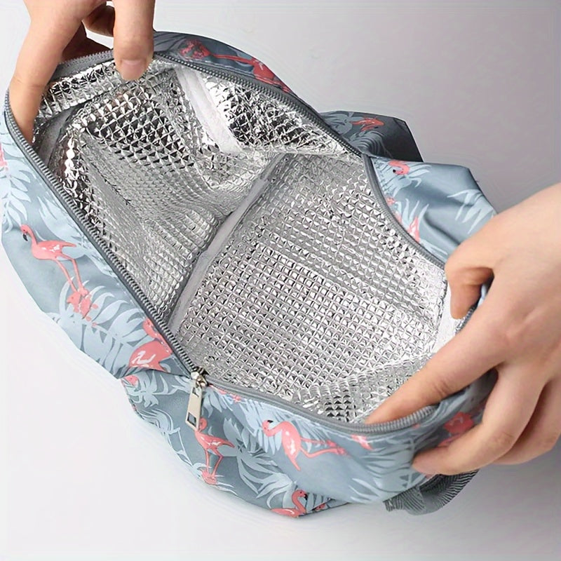 Túi Giữ Nhiệt Xương Rồng Xanh Xám Thời Trang - Daisan Mart