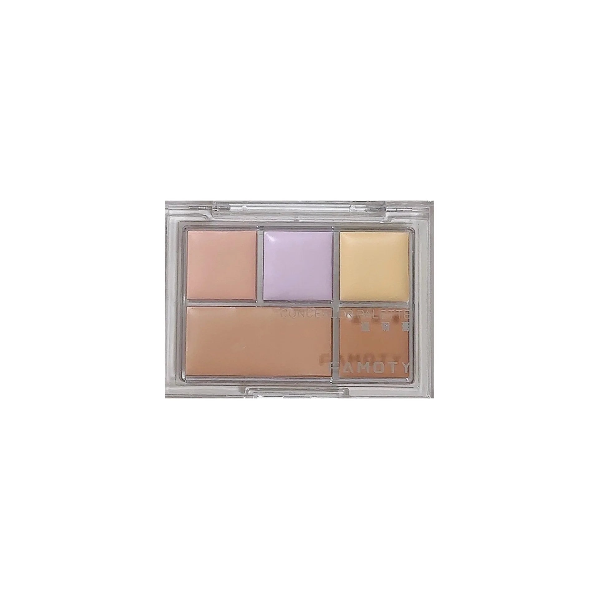 The five-color concealer covers spots, acne marks, dark circles and tear troughs for a long time. The contouring foundation does - Daisan Mart
