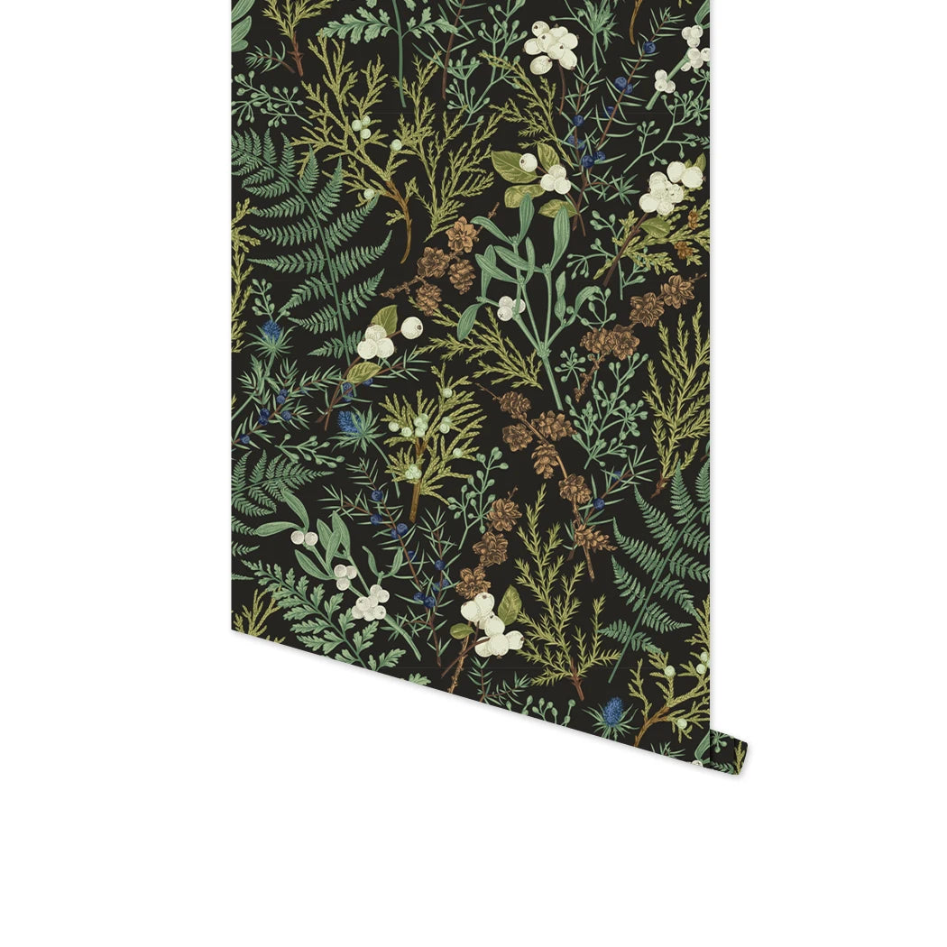 Tropical Rain Forest Peel and Stick Wallpaper White Floral Self Adhesive Removable Leaf Contact Paper For Bedroom Walls Cabinets - Daisan Mart