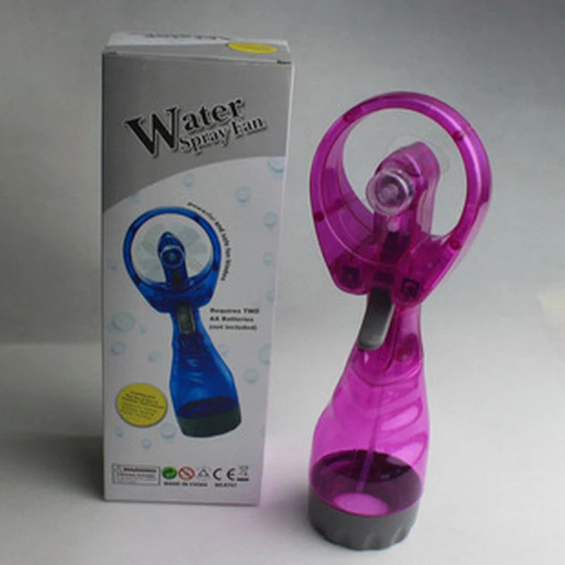 Cool summer water spray fan spray fan mini handheld fan cooling fan kettle electric fan - Daisan Mart