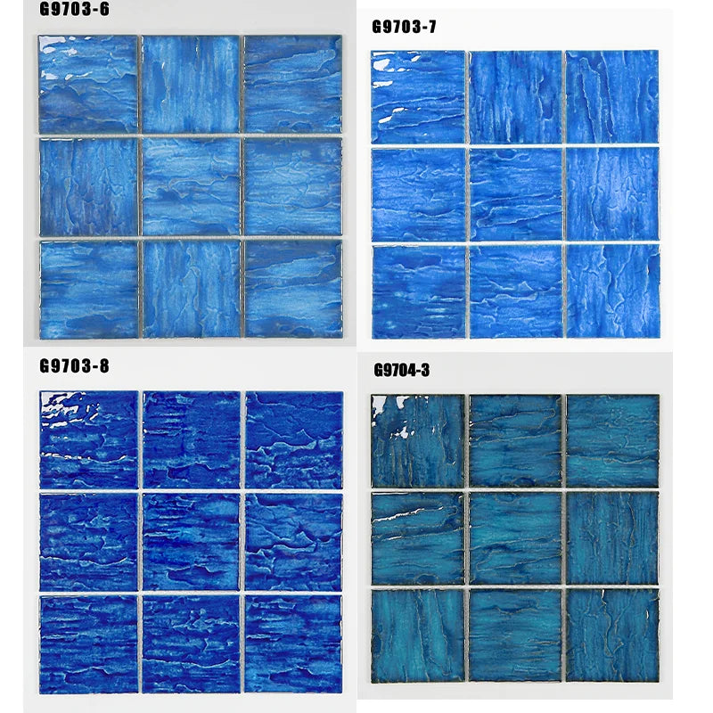 Gạch Mosaic Sứ 97x97mm Trang Trí Bếp, Phòng Tắm - Daisan Mart