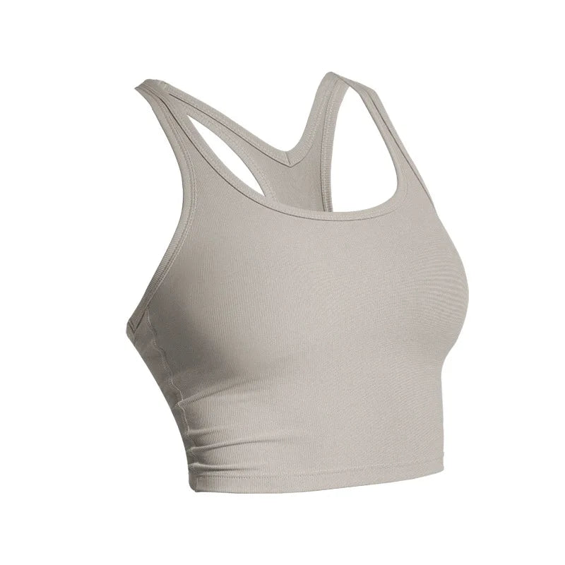 Áo Tập Yoga & Chạy Bộ Hở Lưng Dây Chéo Nữ Tính - Daisan Mart
