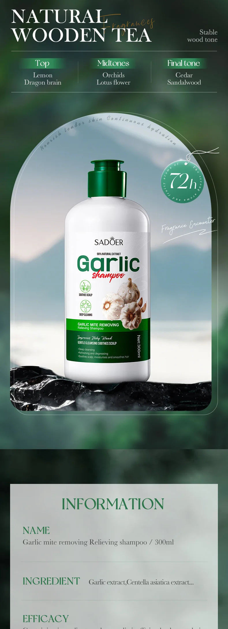 Dầu gội SADOER dịu ngứa, sạch gàu, kiểm soát dầu - Daisan Mart