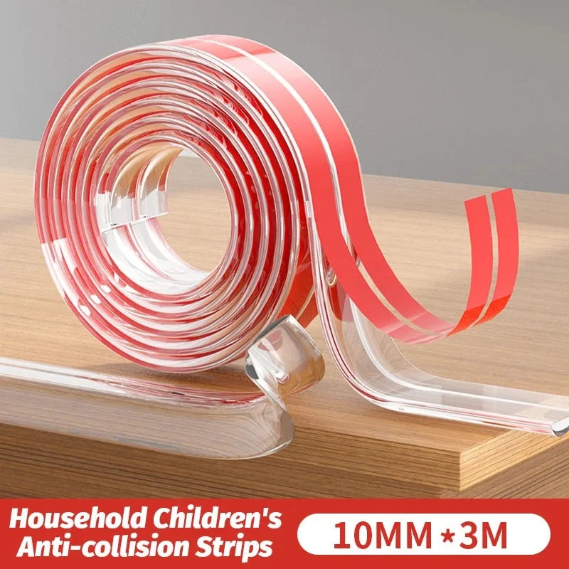 Children's Anti-collision Protection Strip Table Edge Anti-collision Angle Protection Transparent Self-adhesive Anti-collision - Daisan Mart