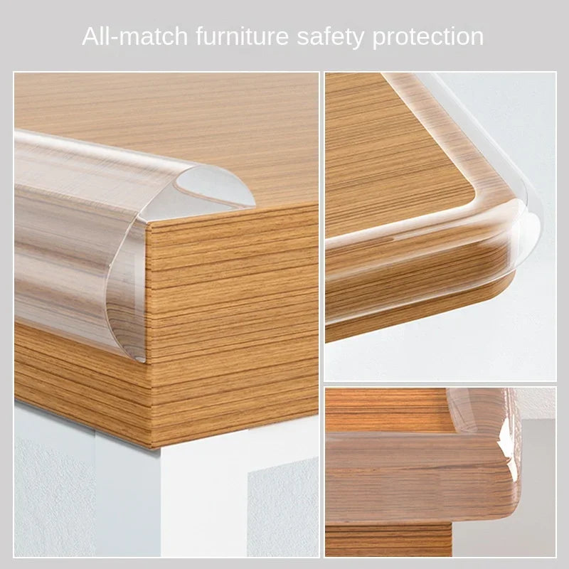 Children's Anti-collision Protection Strip Table Edge Anti-collision Angle Protection Transparent Self-adhesive Anti-collision - Daisan Mart
