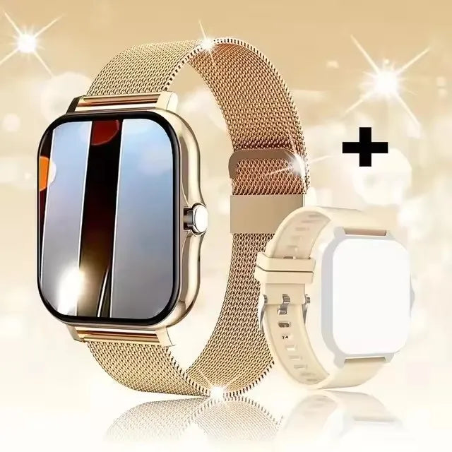 Đồng Hồ Thông Minh 2025 AMOLED, Gọi BT, Đo Nhịp Tim - Daisan Mart