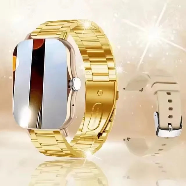 Đồng Hồ Thông Minh 2025 AMOLED, Gọi BT, Đo Nhịp Tim - Daisan Mart