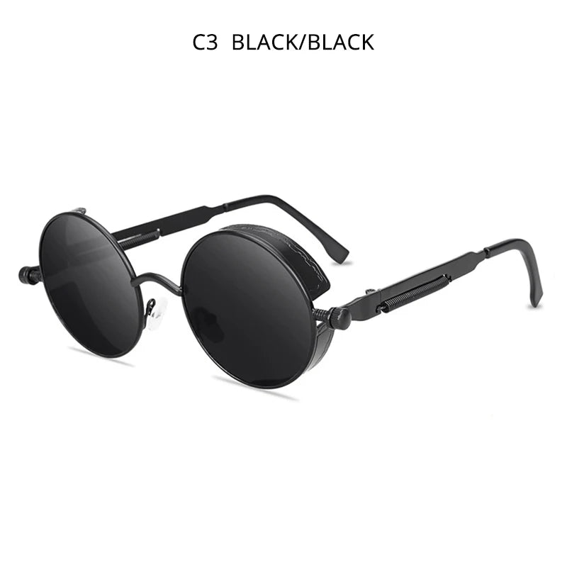 Kính Râm Cổ Điển Gothic Steampunk UV400 Nam Nữ - Daisan Mart