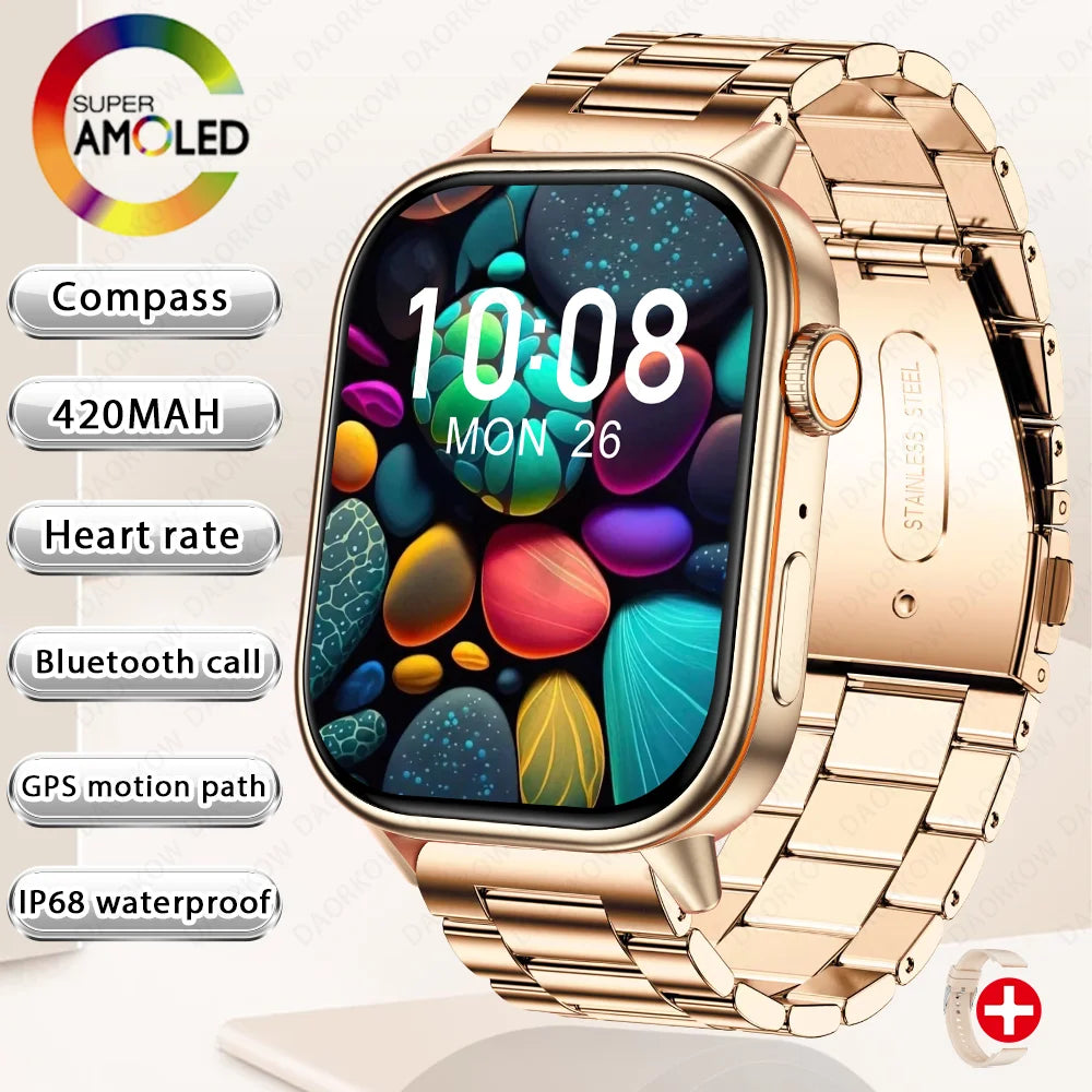 Đồng hồ thông minh đa năng AMOLED IP67 cho nam nữ - Daisan Mart