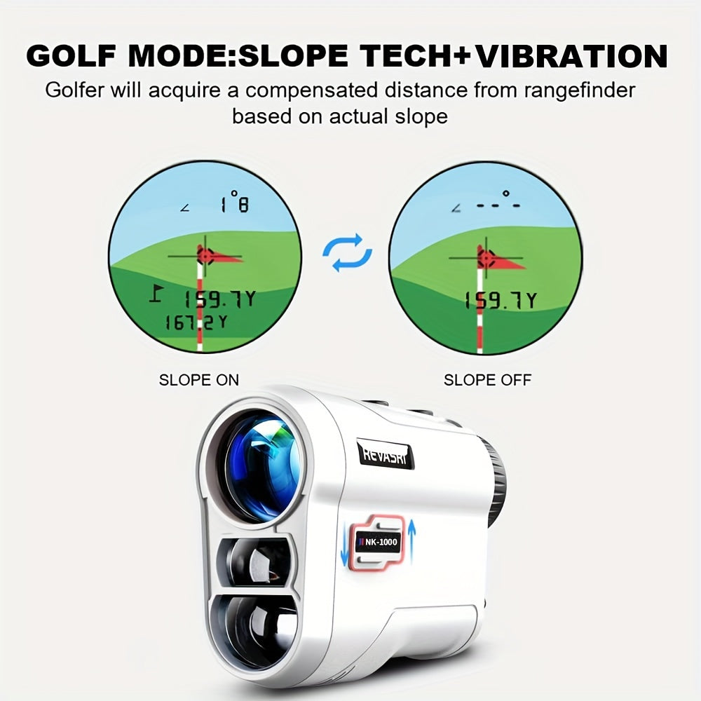 REVASRI 1000YDS Golf Rangefinder Pin &amp; Slope Legal