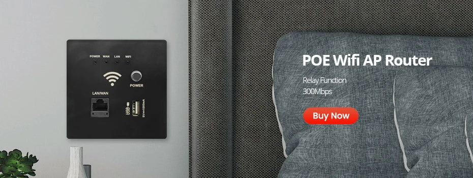 4 Colors 300M Wall Embedded Wireless WIFI AP Router PC Panel USB Outlet Wall Charger Smart Socket 5V 1000MA AC Power Supply - Daisan Mart