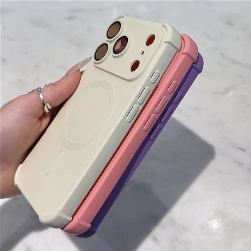 Ốp Lưng Silicone Cao Cấp Magsafe Cho iPhone 17-12 - Daisan Mart