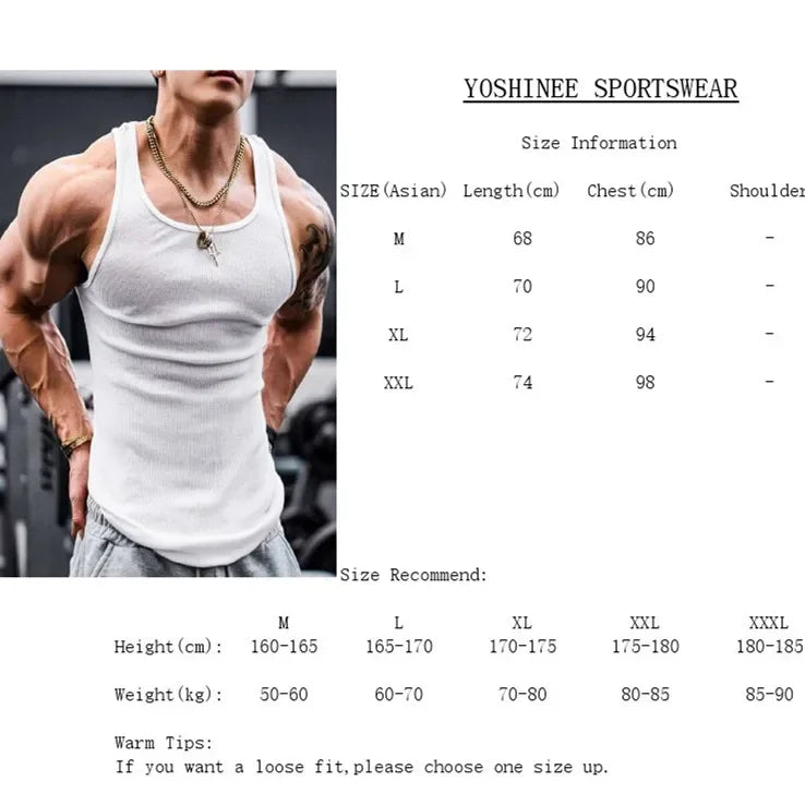 Gym Tank Nam Thoáng Khí Size M-3XL Body Fit - Daisan Mart