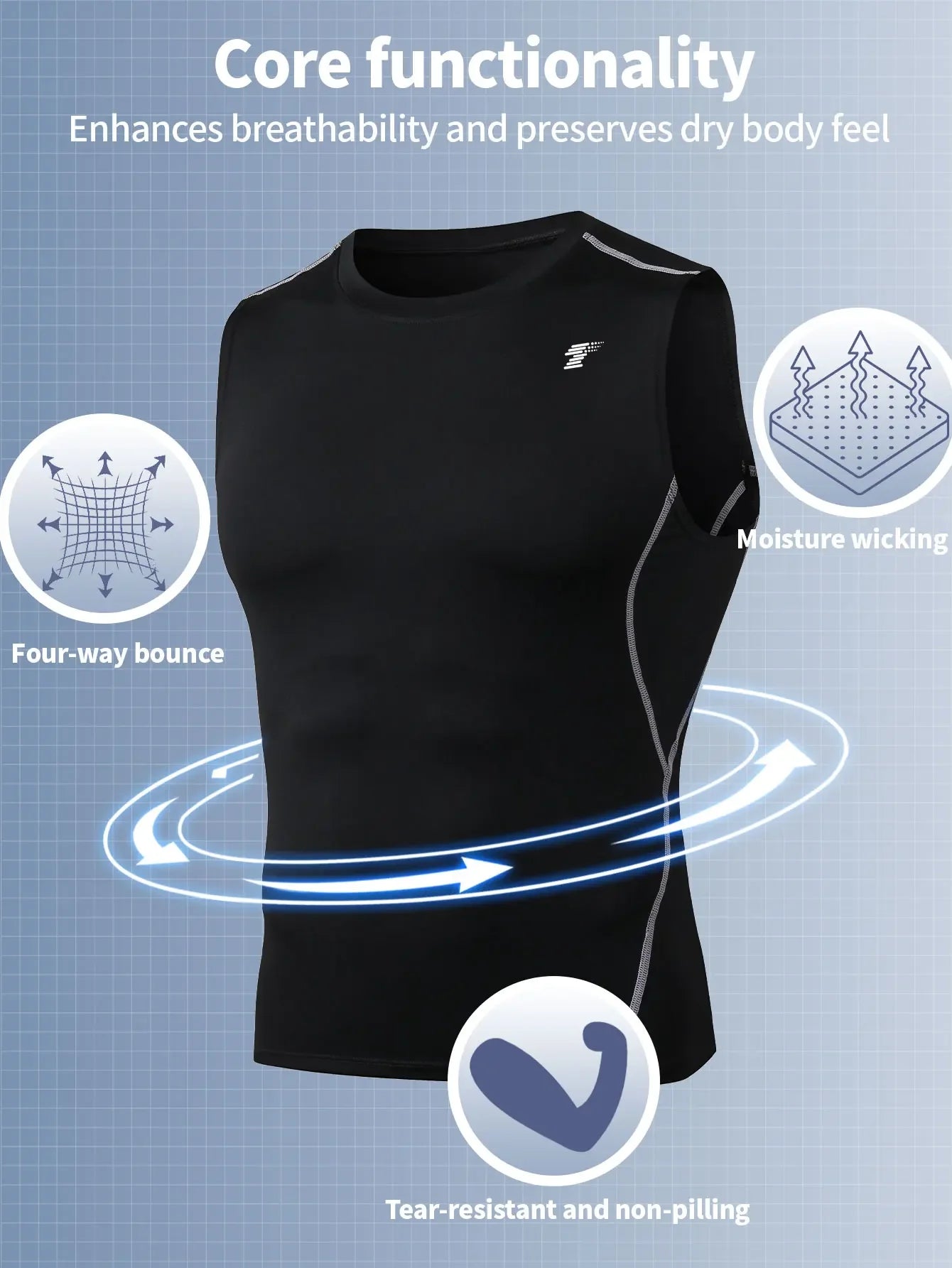 Áo Thể Thao Nam Phong Cách Street Fit Đàn Hồi êm ái - Daisan Mart