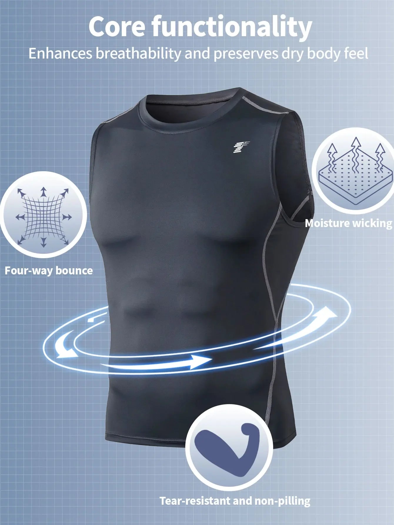 Áo Thể Thao Nam Phong Cách Street Fit Đàn Hồi êm ái - Daisan Mart