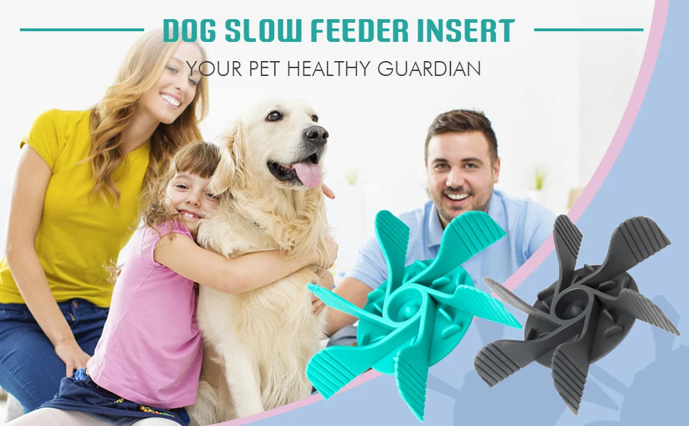 Pet Feeder Plugin Powerful Suction Cup Slow Food Anti Choking Bowl Convenient Easy Clean Extended Dogs Eating Time Pet Supplies - Daisan Mart