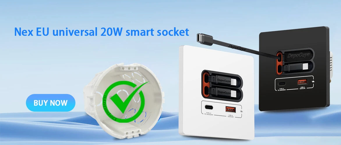 Ổ Cắm Thông Minh 20W Sạc Nhanh USB C Cho Điện Thoại - Daisan Mart