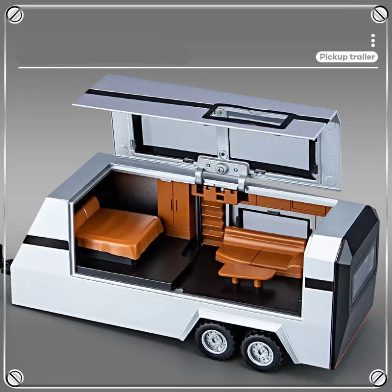 Xe Bán Tải Địa Hình Hợp Kim 1/32 Có Âm Thanh Đèn - Daisan Mart