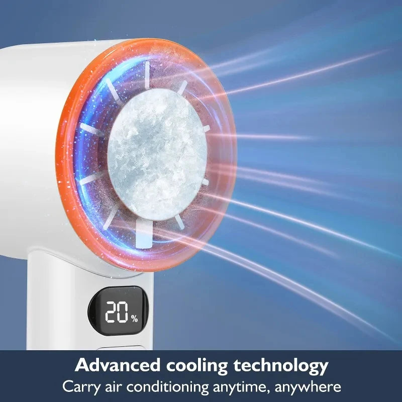 Xiaomi New Mini Handheld Fan 120 Speed Portable Desktop Fans Instant Cooling with Ice Mode Rechargeable Stylish Fan for Women - Daisan Mart