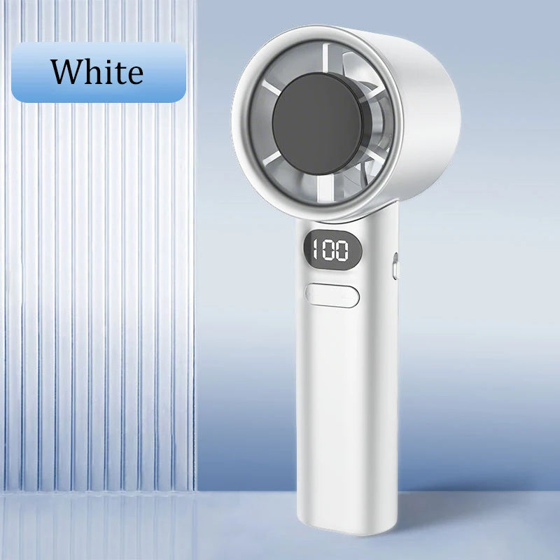 Xiaomi New Mini Handheld Fan 120 Speed Portable Desktop Fans Instant Cooling with Ice Mode Rechargeable Stylish Fan for Women - Daisan Mart