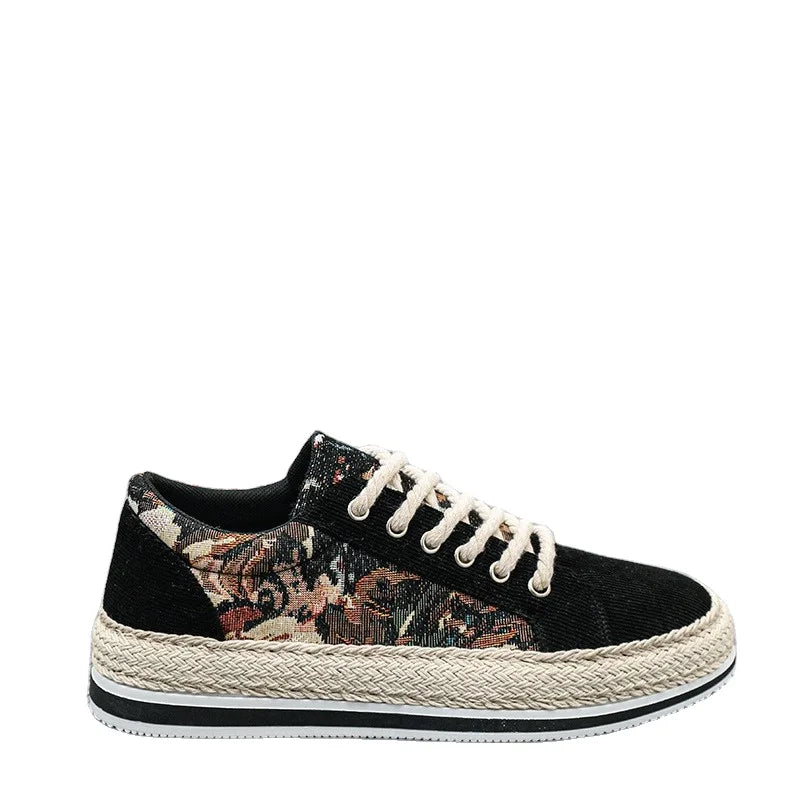 帆布多功能運動休閒平底鞋，春季軟底工作布鞋，男士休閒滑板鞋