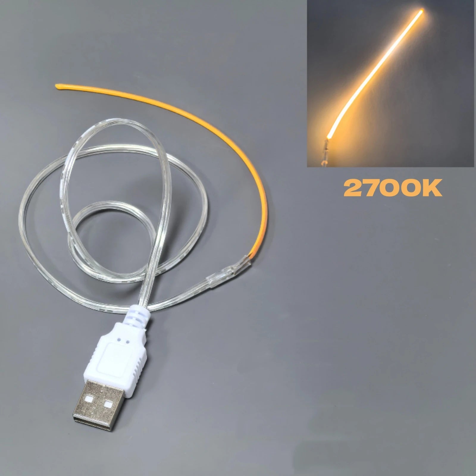 Đèn LED USB Dẻo 360° DIY Filament COB Edison 5V